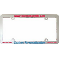 Chrome Plated Plastic License Frames